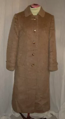 Vintage Ladies Llama Wool Coat Rare Llama Hair Wool Fur Beige Sz Small • $45