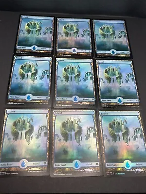 Magic The Gathering Island 270/280 Full Art FOIL - Zendikar Rising 9 Copies! • $2.95