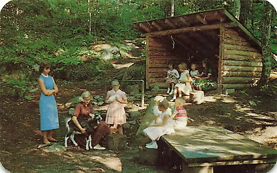 Postcard Children Enjoy Indian Village Mohawk Hotel Old Forge New York • $4.75