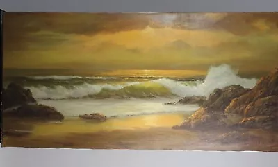 Original William Blackman Oil Painting Carmel Seascape Monterey Artist • $1295