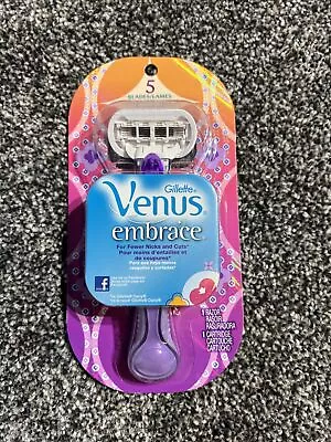 NEW! Gillette Venus EMBRACE - 1 HANDLE - 1 Cartridge [5 BLADES] • $14.99