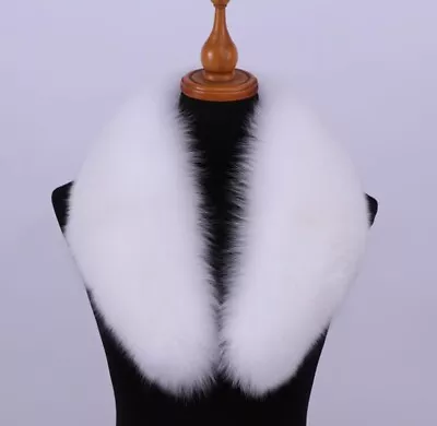 Genuine Real Fur Collar Womens Scarf Shawl Wrap Stole Warm Neck Warmer • $59.99