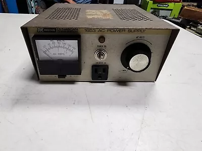 BK Precision 1653 Variable AC Power Supply Model 1653 Made In USA TESTED & WORKS • $200