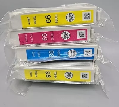 Epson 98 99 Genuine Ink Set Of 4  Capacity Sealed In Bags • $49.99