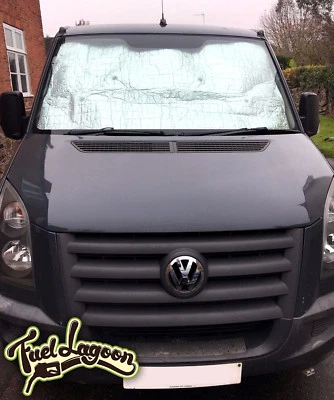 Fuel Lagoon Deluxe Thermal Window Screens For Mercedes Vito W447 Camper Van - Silver Blinds (Set Of 6) - Made In UK