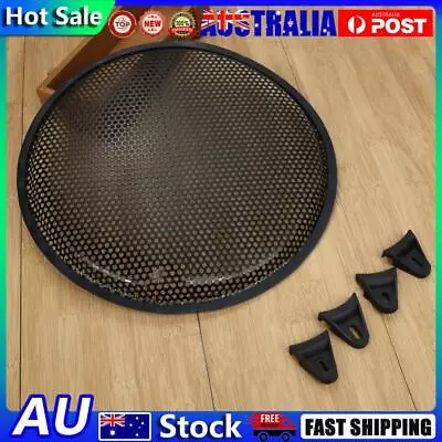 8/10/12 Inch Grill Mesh Black For Car Subwoofers And Loudspeakers (8inch) • $8.35