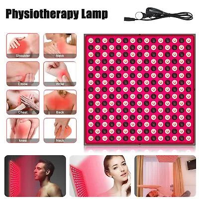 225 Red LED Light Anti Aging Therapy Light Panel Red Light Skin Rejuvenation UK • £29.45