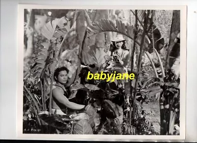 Gail Russell Sabu Original 8x10 Photo In Jungle 1948 Song Of India Double Weight • £24.12