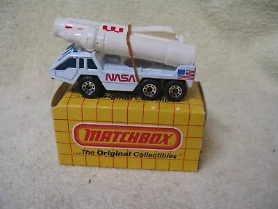 1989 Matchbox MB 60 NASA Rocket Transporter In Original Box • $6.99