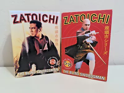 Zatoichi The Blind Swordsman DVD Lot Of 8 DVDS Two Box Sets Volume 1-8 • $79.99