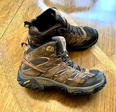 Merrell Brown Hiking Boots Size 7.5 • $28.98