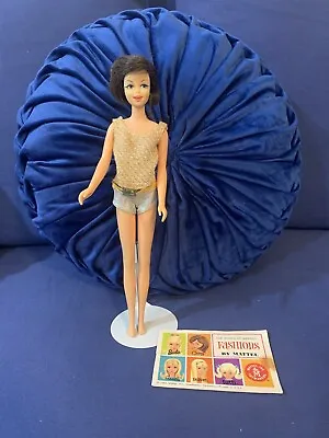 VINTAGE 1960's MATTEL BARBIE BRUNETTE TNT BENDABLE LEG CASEY DOLL ORIG SWIMSUIT • $299.99