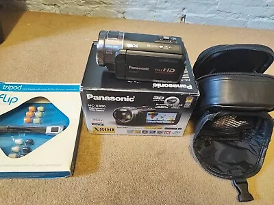 Panasonic HC-X800 HD 3D Video Camcorder/ 16 Mp/ Excellent Condition/64GB Card • £195