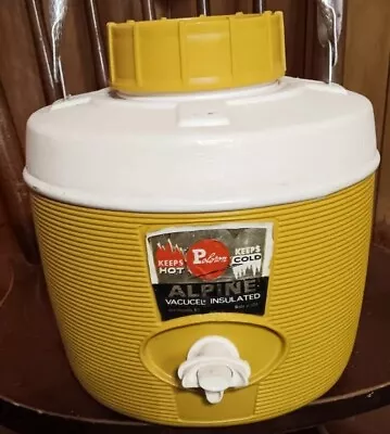 Vintage Poloron Alpine Cooler/ Water Jug. Vacucel Insulated USA • $29.99