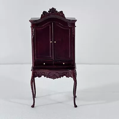 Vintage Bespaq Victorian Mahogany Secretary ~  1:12 Scale Miniature • $69