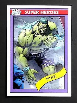 2015 Fleer Marvel Retro 1990 Impel Marvel Universe Hulk #10 • $49.99