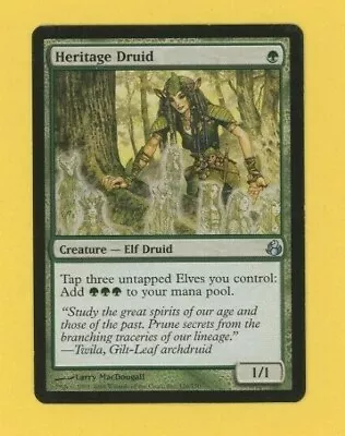 Heritage Druid Morningtide MTG Magic The Gathering Ships Free • $10.89