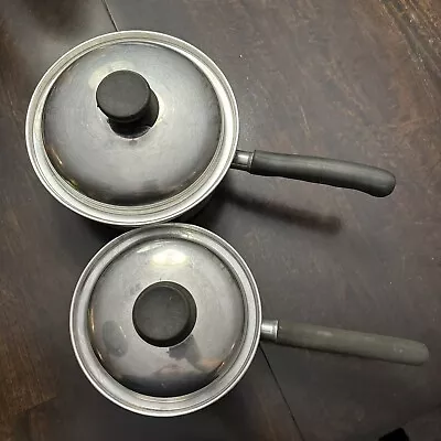 VTG Vita-Craft Saucepans 3201 And 3202 Stainless 18-8 3ply • $49.99