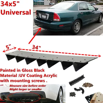 34x5  Fit For Mitsubishi Diamante 99- Rear Diffuser Fin Air Splitter Spoiler Lip • $51.59