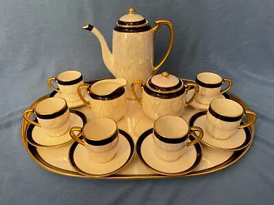 Vintage NORITAKE Hand-Painted Porcelain Tea Set 6 Settings Made In Japan 18-Pcs • $75