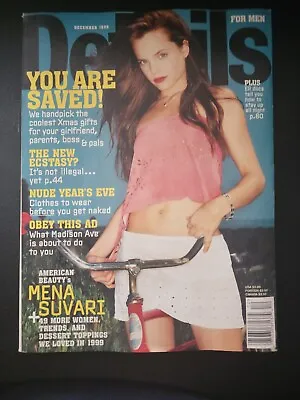 DETAILS Magazine December 1999 Mena Suvari Dot Allison No Label  B22:899 • $10.36