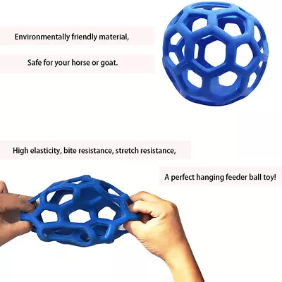 Horse Treat Ball Hay Feeder Toy Ball Hanging Feeding Toy For Horse Horse Goat • $18.46