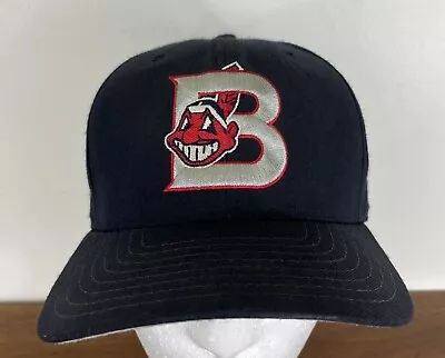 Vintage Cleveland Indians Minor League MLB Snapback Hat Cap Defunct New Era USA • $50