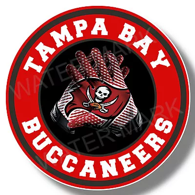 Tampa Bay Buccaneers Vinyl Sticker Decal Team Colors Truck Windows NFL Football • $3