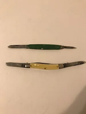 2 Antique/Vintage Shapleigh Hardware Co. DE Diamond Edge Pocket Knives • $30