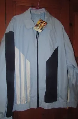 Gabicci Sky Blue Men`s Jacket New With Tags Vintage Retro Size Large • £15