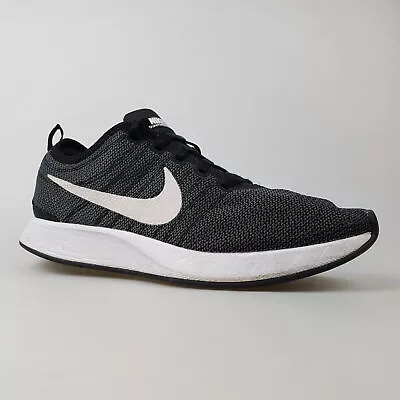 Men's NIKE 'Dualtone Racer' Sz 9 US Runners Shoes Black White | 3+ Extra 10% Off • $41.99