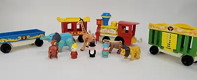 Fisher Price Little People Circus Train #991 4 Piece Train Complete 1973 • $99.73