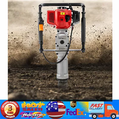 52CC 2.3HP Heavy Duty Gas Powered Fence Pile Driver T-Post Push Gasoline Engine • $261.25