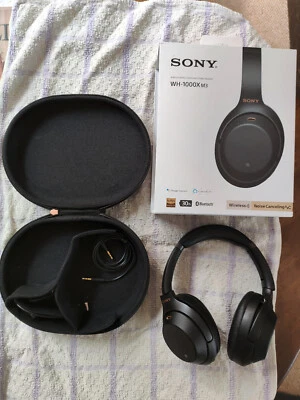 £62 • Buy Sony WH1000X M3 Bluetooth Noise Cancelling Over-ear Headphones