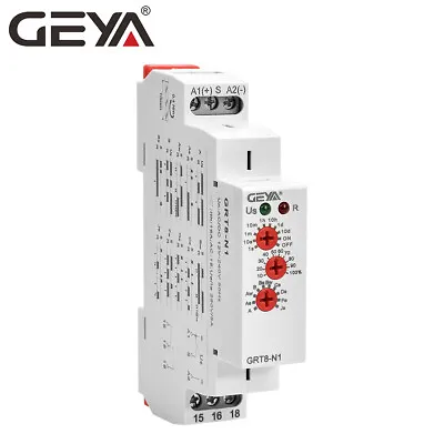 £21.76 • Buy GEYA Extended Multifunction Time Delay Relay Switch 10 Funciton 16A AC/DC12-240V