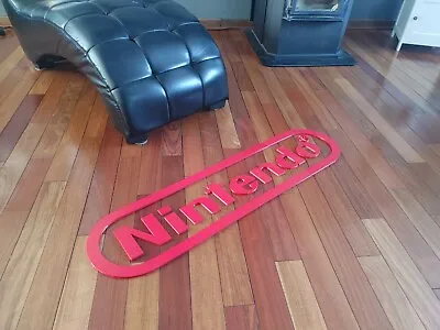 4ft HUGE Nintendo Logo 3d Printed Wall Art Decoration • $85