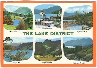 The Lake District Multi View Colour Postcard Posted 1995 • £2.20