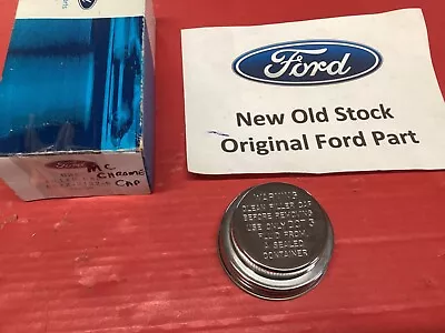 NOS FORD MUSTANG 1965-1966 Chrome Master Cylinder Cap C5ZZ-2162-B • $95