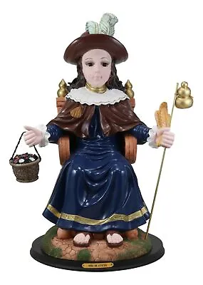 $169.95 • Buy Large 19 H Roman Catholic Santo Nino De Holy Infant Of Atocha On Throne Statue