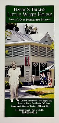 2000s Key West Florida Harry S Truman Little White House Vintage Travel Brochure • $12.50