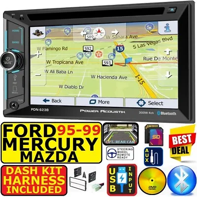 95-09 Ford Mercury Navigation Bluetooth Cd/dvd Usb Sd Aux Car Radio Stereo Pkg • $309.99