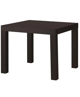 IKEA Lack Coffee Side Table - Home Office Furniture 55 X 55cm -Black-Brown • £17.99