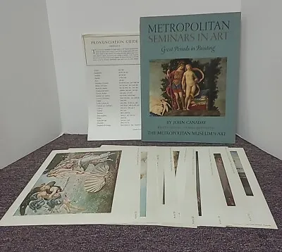 Metropolitan Seminars In Art Portfolio  D  Canaday (1959 HC)  W 12 Color Plates • $18.49