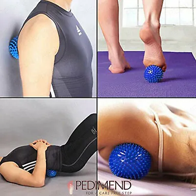 £10.99 • Buy Pedimend Trigger Point Massage Ball Spiky PVC Roller Ball Pain Relief Pilates UK