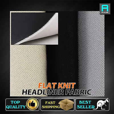 Flat Knit Headliner Material Ceiling Repair Fabric Hood Lining Boat Marine Trim • $7.43