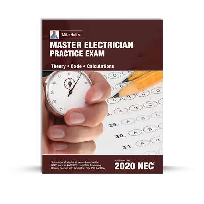 Mike Holt's Master Electrician Practice Exam 2020 NEC Paperback • $30.45