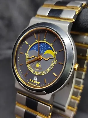 Rare Excellent Condition CITIZEN ATTESA Titanium Moon Phase Watch Wristwatch • $377.99