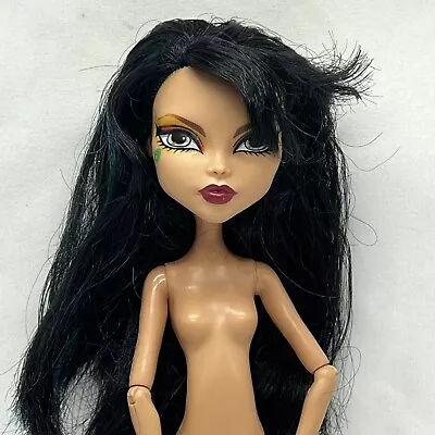 Monster High Frights Camera Action Black Carpet Cleo De Nile Doll Nude • $14.99
