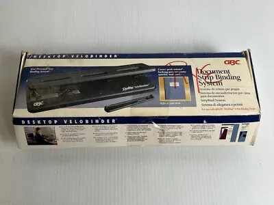 GBC Desktop VeloBinder Strip Binding Machine 20 Sheet Punch Capacity Office  • $49.99