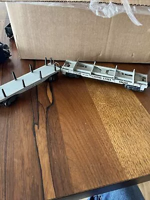 Model Train Lionel Lines Operating Log Unloading Car #336155 (set Of 2) • $10